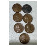 1941 Lincoln Wheat Cents,