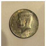 1967 Kennedy Half Dollar