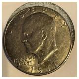 1971 Eisenhower Silver Dollar