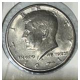 1971 Kennedy Half Dollar Coin