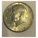 1968-D Kennedy Half Dollar