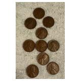 1952-D Lincoln Wheat Pennies