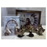 Native Art With Wolf &ï¿½Decor