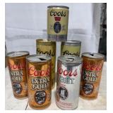 Vintage Coors Beer Cans