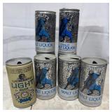 Vintage Schlitz Malt Beer Cans