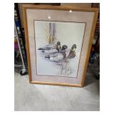 Framed Duck by Anni Moller
