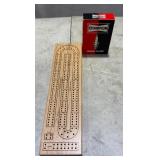 Cribbage Board & Radio
