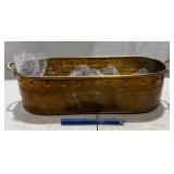 Brass Flower Tub