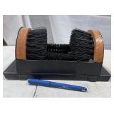 Wood and Metal Shoe Brush Cleaner