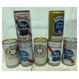 Pabst Blue Ribbon Beer Cans