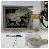 Silhouette Art & Glass Pitcher Set