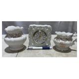 Montrose Clock & Laughlin Pitchers