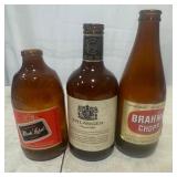 Vintage Glass Beer Bottles