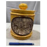 Ceramic Jar/Relief Art