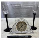 Crystal Clock & Candle holders