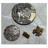 Historical Pins and Caen Medal