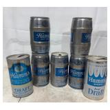 Vintage Hamms Draft Beer Cans