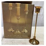 Solid Brass Candleholders