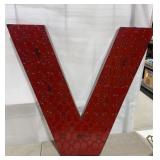 Metal Letter V