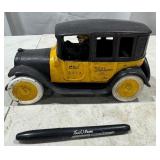 Cast Iron Yellow Cab Model
