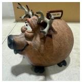 Glacier Park Elk Coin Bank