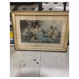 Framed Artwork Painted by Lefler,