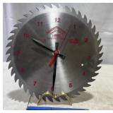 Saw Blade Clock