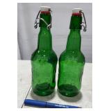 Green Grolsch Bottles