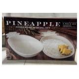Pineapple Stoneware Serving Set