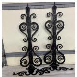 Ornate Iron Hinges