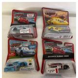 Four Disney Pixar Cars Diecast Vehicles