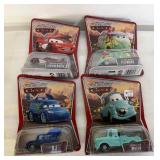 4 Disney Pixar Cars Diecast Models