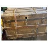 Late 19th-Century Steamer Trunk