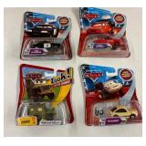 4 Disney Pixar Cars Die-Cast Vehicles