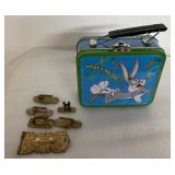 Bugs Bunny Tin Lunchbox With Brass Hardware