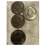1977 Eisenhower Dollar Coins