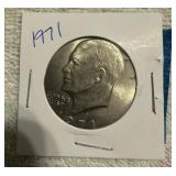 1971 Eisenhower Dollar Coin