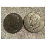 1974 Eisenhower Dollar Coins