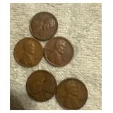 1944 D Lincoln Wheat Pennies