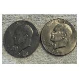 1977 Eisenhower Dollar Coins