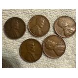 Lincoln Wheat Pennies from 1945