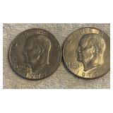 1977 Eisenhower One Dollar Coins