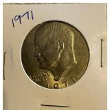 1971 Eisenhower Dollar Coin