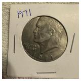 1971 Eisenhower Dollar Coin