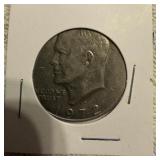 1972 Eisenhower Silver Dollar