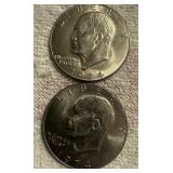 1974 Eisenhower Dollar Coins