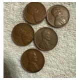 Lincoln Wheat Pennies 1945