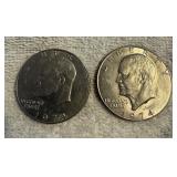 1974 Eisenhower Dollars