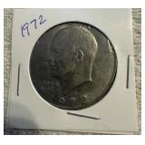 1972 Eisenhower Dollar Coin
