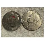 1974 Eisenhower Dollar Coins